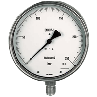 MAN-F Bourdon Tube Test Pressure Gauge